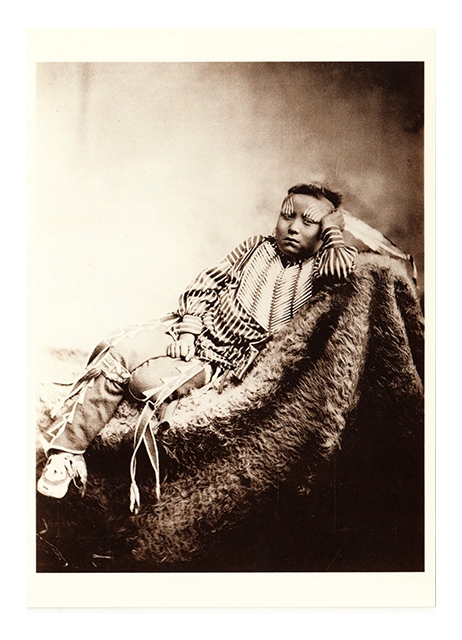 Postkarte Kiowa-Indianer Lone Bear