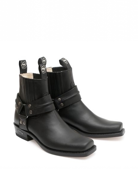 Sendra Ankle Boots Classic Small Bootsstraps - schwarz,  Gren: 35, 47