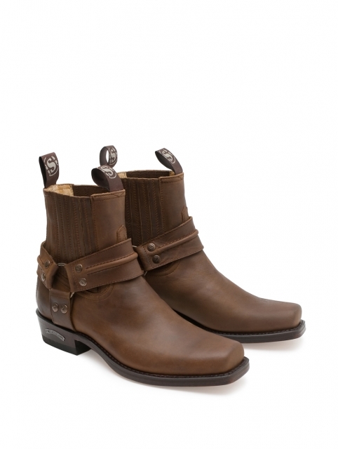 Sendra Ankle Boots Classic Small Bootsstraps - braun,  Gren: 35,